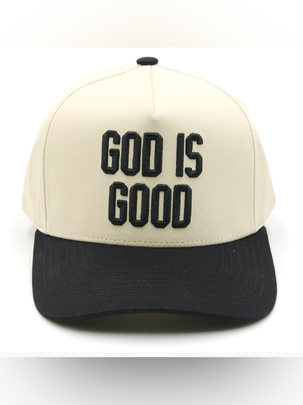 GOD IS GOOD Black & Cream
